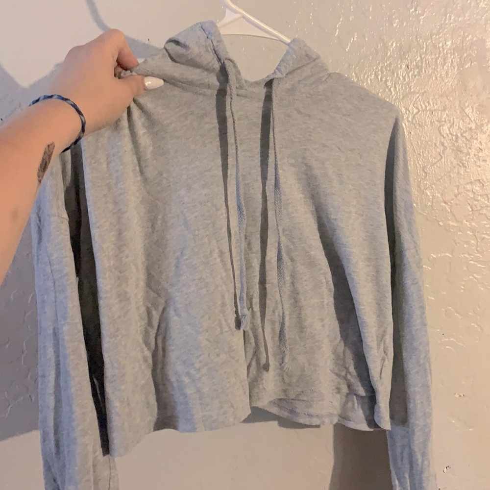 Crop top hoodie